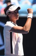 CAROLINE GARCIA at Australian Open Tennis Tournament in Melbourne 01/16/2018