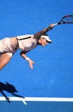 CAROLINE GARCIA at Australian Open Tennis Tournament in Melbourne 01/16/2018