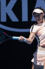 CAROLINE GARCIA at Australian Open Tennis Tournament in Melbourne 01/16/2018