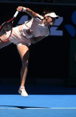 CAROLINE GARCIA at Australian Open Tennis Tournament in Melbourne 01/16/2018