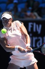 CAROLINE GARCIA at Australian Open Tennis Tournament in Melbourne 01/16/2018