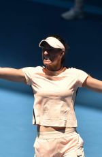 CAROLINE GARCIA at Australian Open Tennis Tournament in Melbourne 01/18/2018