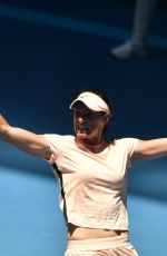 CAROLINE GARCIA at Australian Open Tennis Tournament in Melbourne 01/18/2018
