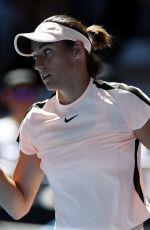 CAROLINE GARCIA at Australian Open Tennis Tournament in Melbourne 01/18/2018
