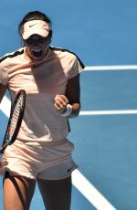 CAROLINE GARCIA at Australian Open Tennis Tournament in Melbourne 01/18/2018