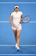 CAROLINE GARCIA at Practice Session at Australian Open Tennis Tournament in Melbourne 01/13/2018