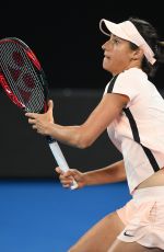 CAROLINE GARCIA at Practice Session at Australian Open Tennis Tournament in Melbourne 01/13/2018