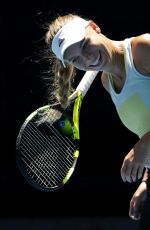CAROLINE WOZNIACKI at Australian Open Tennis Championships Practice Session in Melbourne 01/14/2018