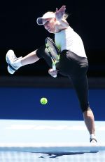 CAROLINE WOZNIACKI at Australian Open Tennis Championships Practice Session in Melbourne 01/14/2018