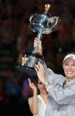 CAROLINE WOZNIACKI at Australian Open Tennis Tournament Final in Melbourne 01/27/2018
