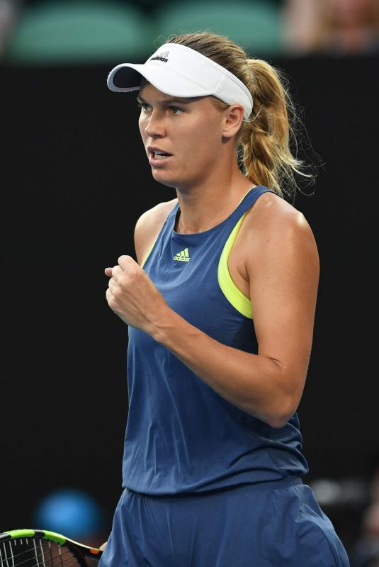 CAROLINE WOZNIACKI at Australian Open Tennis Tournament Final in Melbourne 01/27/2018