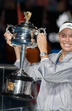 CAROLINE WOZNIACKI at Australian Open Tennis Tournament Final in Melbourne 01/27/2018