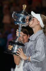 CAROLINE WOZNIACKI at Australian Open Tennis Tournament Final in Melbourne 01/27/2018