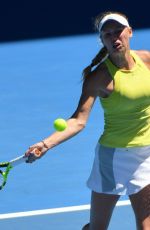 CAROLINE WOZNIACKI at Australian Open Tennis Tournament in Melbourne 01/17/2018