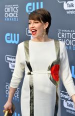 CARRIE COON at 2018 Critics’ Choice Awards in Santa Monica 01/11/2018