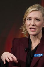 CATE BLANCHETT at 2018 World Economic Forum in Davos 01/23/2018