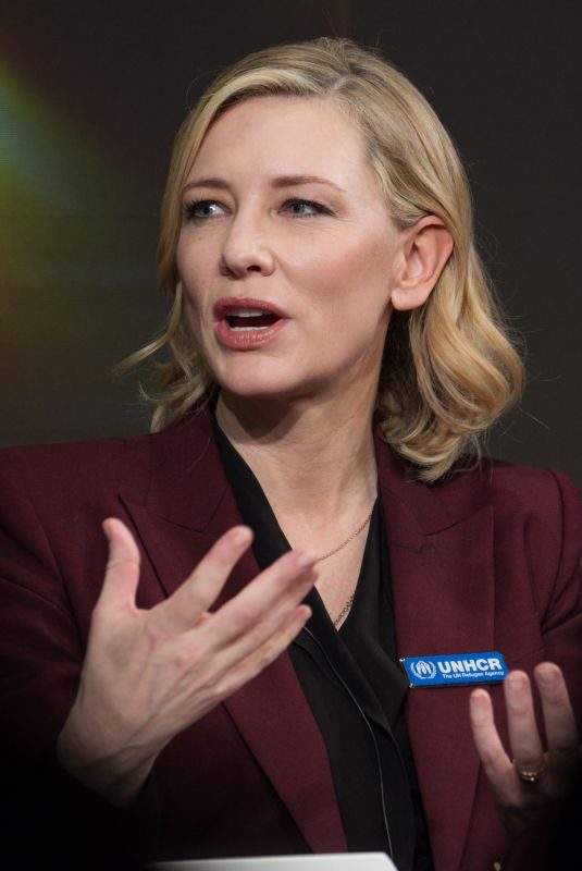 CATE BLANCHETT at 2018 World Economic Forum in Davos 01/23/2018