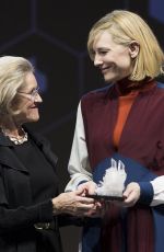 CATE BLANCHETT at 2018 World Economic Forum in Davos 01/23/2018