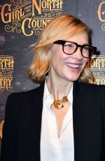 CATE BLANCHETT at Girl from the North Country Play Opening Night in London 01/11/2018