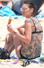 CATHERINE MCNEIL in Bikini at Bondi Beach in Sydney 12/29/2017