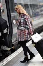CATHERINE TYLDESLEY at Train Station in Manchester 01/23/2018