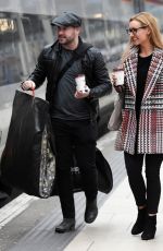 CATHERINE TYLDESLEY at Train Station in Manchester 01/23/2018