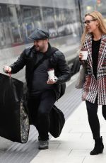 CATHERINE TYLDESLEY at Train Station in Manchester 01/23/2018