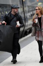 CATHERINE TYLDESLEY at Train Station in Manchester 01/23/2018