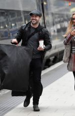 CATHERINE TYLDESLEY at Train Station in Manchester 01/23/2018