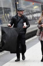CATHERINE TYLDESLEY at Train Station in Manchester 01/23/2018