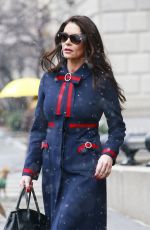 CATHERINE ZETA JONES Arrives at Her Home in New York 01/17/218