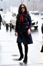 CATHERINE ZETA JONES Arrives at Her Home in New York 01/17/218