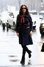 CATHERINE ZETA JONES Arrives at Her Home in New York 01/17/218