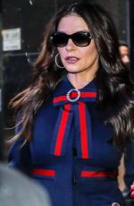 CATHERINE ZETA JONES Arrives at Her Home in New York 01/17/218