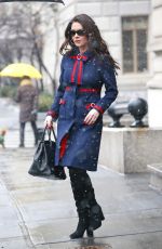 CATHERINE ZETA JONES Arrives at Her Home in New York 01/17/218