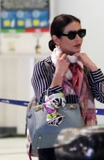 CATHERINE ZETA JONES at JFK Airport in New York 01/03/2018