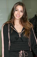CELINE FARACH Arrives at Narita International Airport in Tokyo 01/19/2018