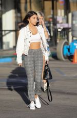 CHANTEL JEFFRIES at Sunset Foot Spa in Los Angeles 01/26/2018