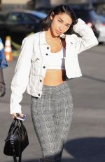 CHANTEL JEFFRIES at Sunset Foot Spa in Los Angeles 01/26/2018