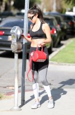 CHANTEL JEFFRIES in Tights Out in West Hollywood 01/27/2018