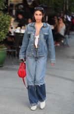 CHANTEL JEFFRIES Out for Lunch at Urth Caffe in West Hollywood 01/12/218