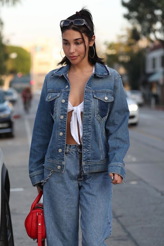 CHANTEL JEFFRIES Out for Lunch at Urth Caffe in West Hollywood 01/12/218
