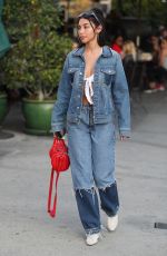 CHANTEL JEFFRIES Out for Lunch at Urth Caffe in West Hollywood 01/12/218