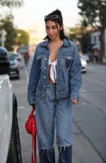 CHANTEL JEFFRIES Out for Lunch at Urth Caffe in West Hollywood 01/12/218