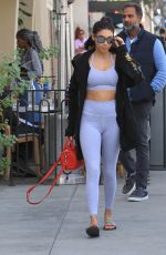 CHANTEL JEFFRIES Out for Lunch in Beverly Hills 01/15/2018