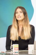 CHARLEY WEBB at Loose Women Show in London 01/04/2018