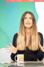 CHARLEY WEBB at Loose Women Show in London 01/04/2018
