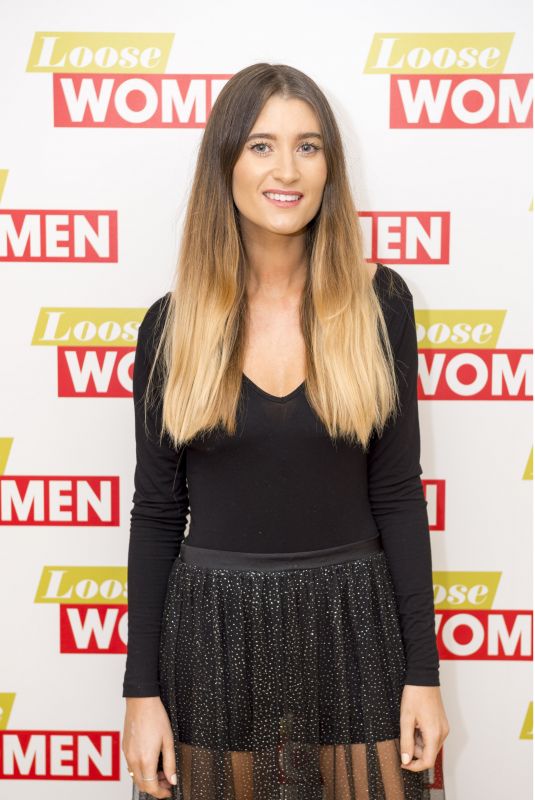CHARLEY WEBB at Loose Women Show in London 01/04/2018