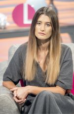 CHARLEY WEBB at Lorraine TV Show in London 01/19/2018