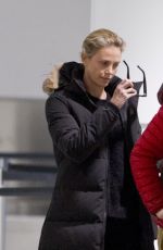 CHARLIZE THERON Arrives at Airport in Montreal 01/11/2018